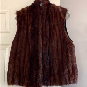 Beautiful mink fur vest. Large